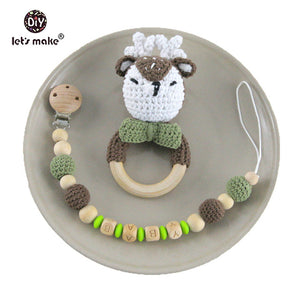Baby Rattle  Set Animals
