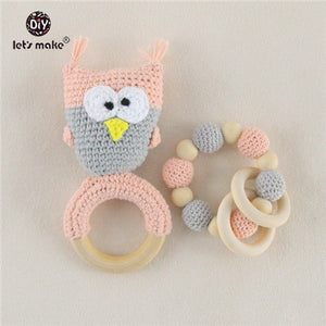 Baby Rattle  Set Animals