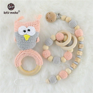 Baby Rattle  Set Animals