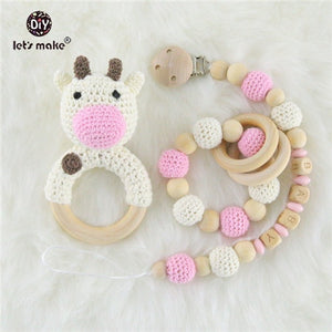Baby Rattle  Set Animals